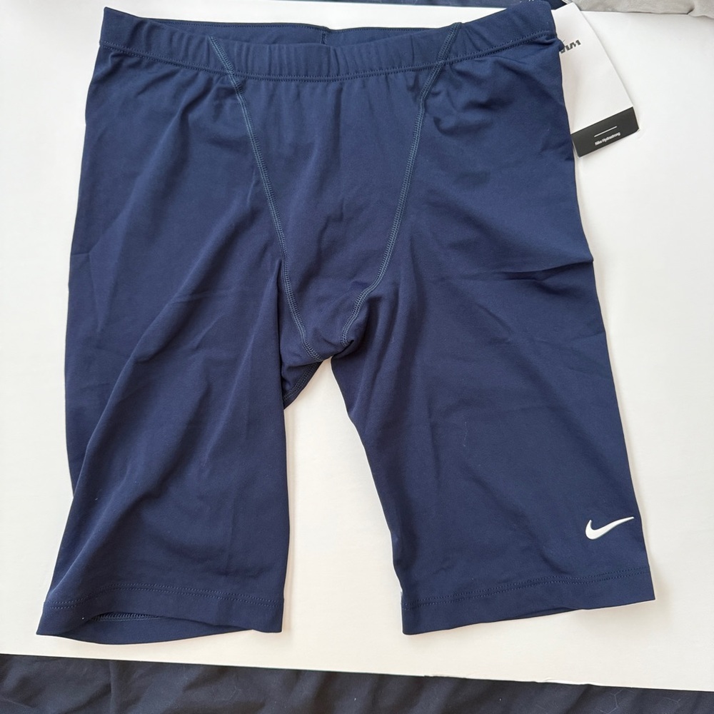 Nike Blue  Hydrastrong swim jammer